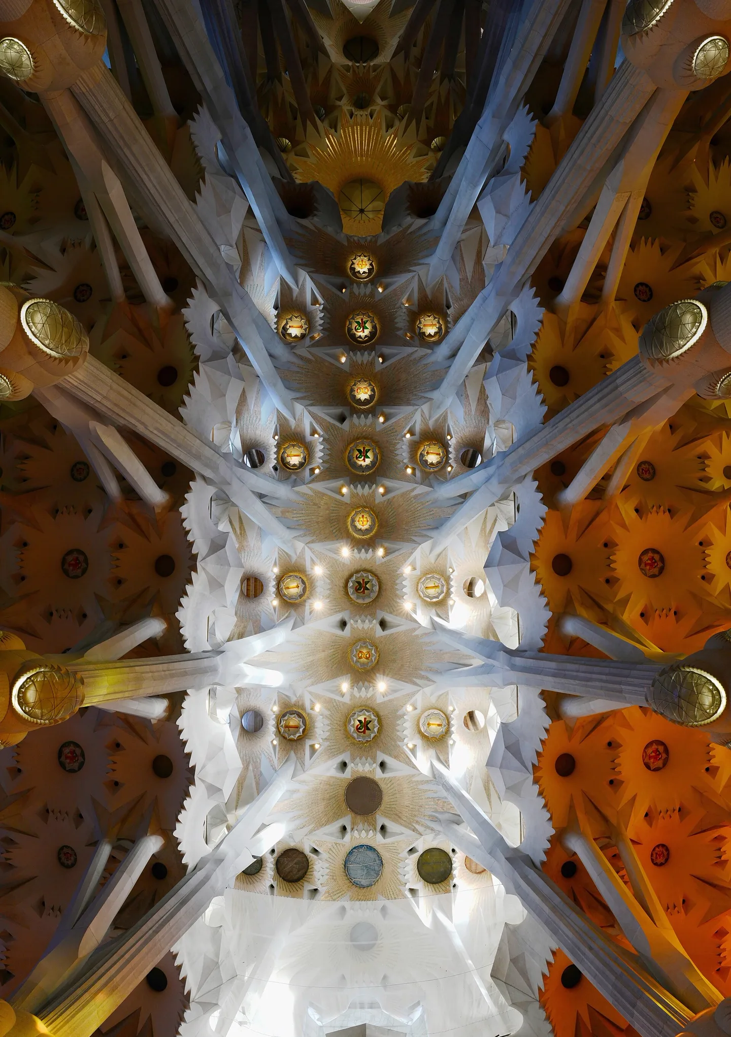 De torens van de Sagrada Família in Barcelona